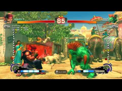 USFIV~ Evil Ryu (gootecks) vs.  Blanka (LordHeishin) HD