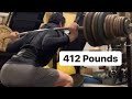 412 Squat PR - Big Goals In Sight