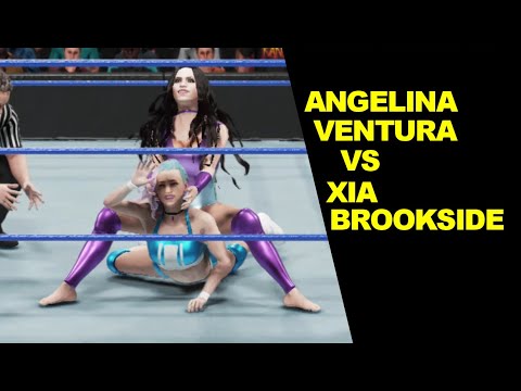 WWE 2K19 Angelina Ventura vs Xia Brookside - Iron Woman