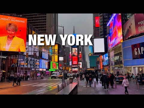 New York City LIVE Rainy Manhattan on Thursday (March 5, 2026)