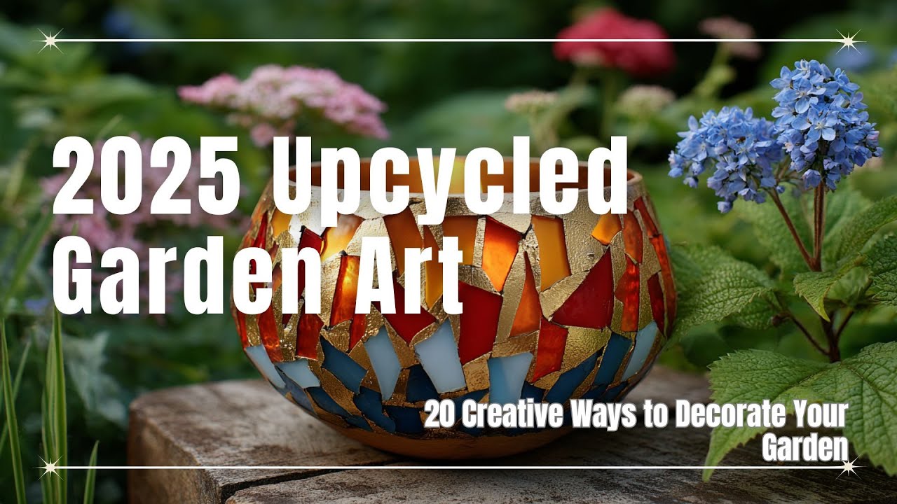 2025 Upcycled Garden Art: Transform Trash Into Luxury Artistic Outdoor Decor