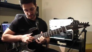 Ignazio Di Salvo joins forces with Ibanez Guitars “RG3727FZBH”- Fallen Star.