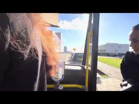 Rit Amsterdamse Cabine Buslijn 43 Borneo Eiland - Centraal Station Als ELEKTRISCHE BUS! 1903