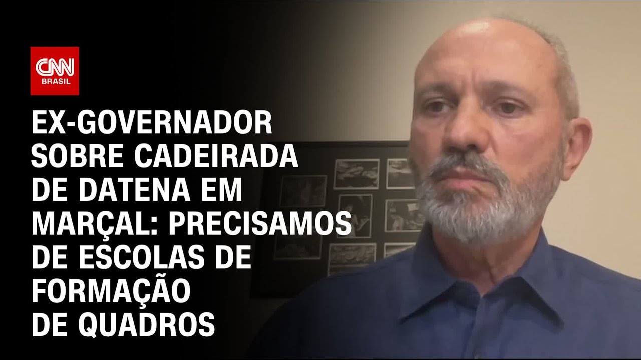 Ex-governador sobre cadeirada de Datena em Marçal: Precisamos de escolas de formação de quadros | WW
