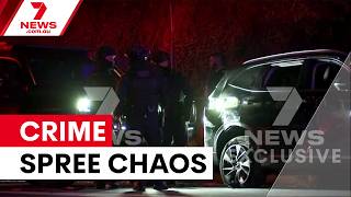 Three charged after alleged Brisbane crime spree | 7NEWS