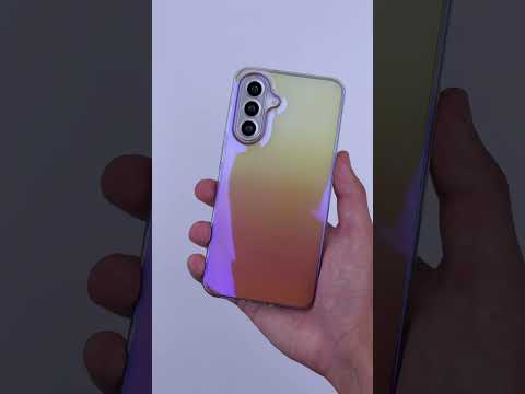 Чехол для Samsung Galaxy A16 (4G/5G) оригинальный силикон + акрил, хамелеон Glassbend. Фиолетовый/Purple - фото 1 - id-p2695733237