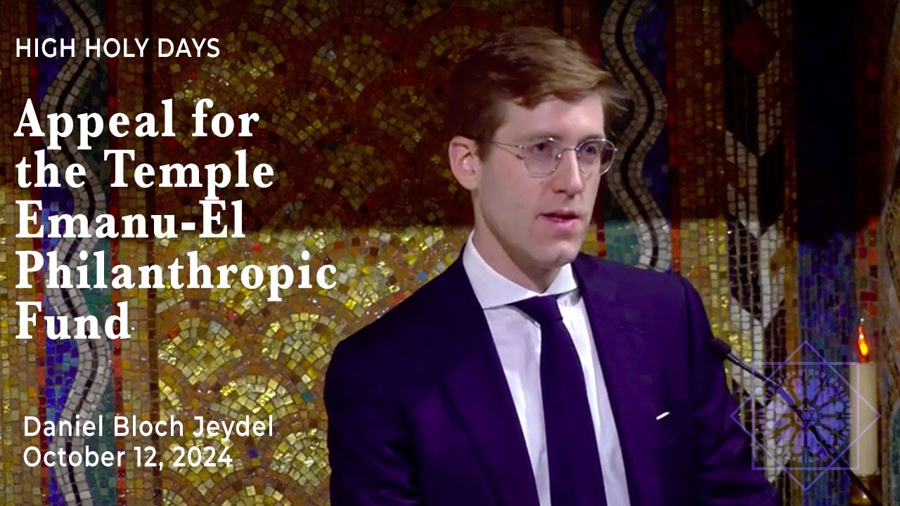 Daniel Jeydel Kol Nidrei Speech | October 12, 2024