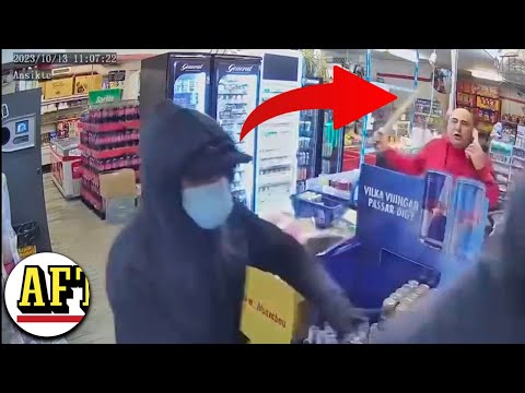 Här jagar Ali i Borås bort rånarna – med ett basebollträ: ”Jävla idiot”