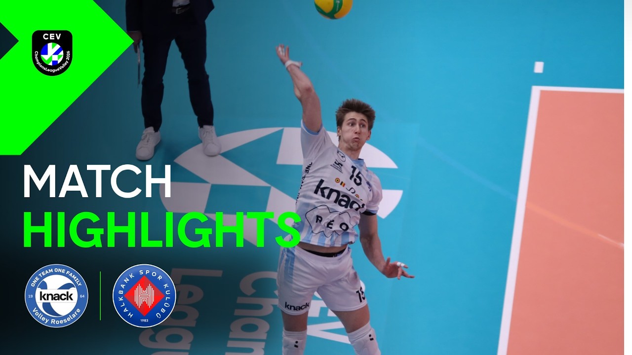 Highlights | ROESELARE vs. Halkbank ANKARA  | Men CEV Champions League Volley 2026Knack