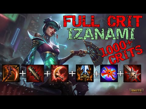 FULL CRIT IZANAMI BUILD!! Izanami ADC Gameplay | Smite Conquest