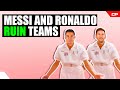 How Messi and Ronaldo RUINED Their Teams | Clutch #Shorts