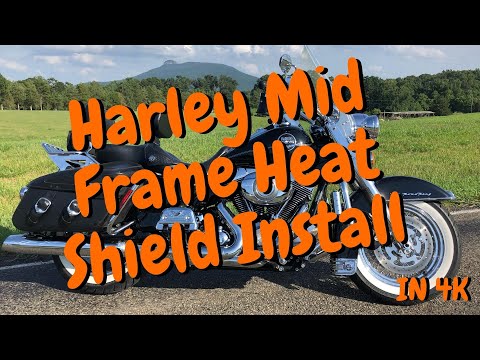 Harley Mid Frame Heat Deflector Install