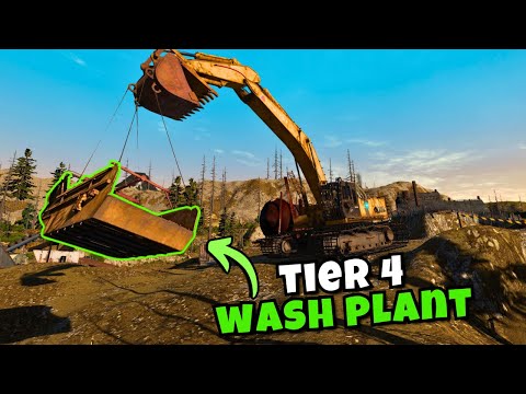 Our New Tier 4 Wash Plant Made Our Gold Totals SKYROCKET! | Gold Mining Simulator