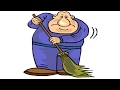 Sweep Sweep Up Sweep Away Verb ASL