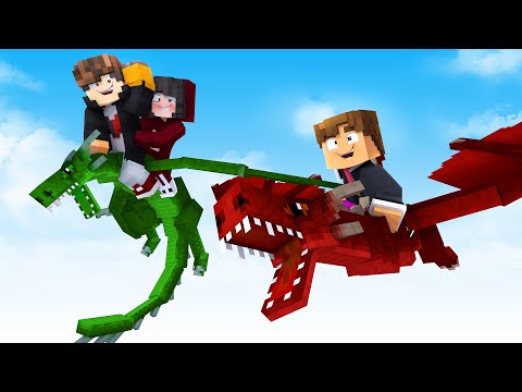 DRAGONS !! (NEW SERIES) - HOW TO TRAIN YOUR DRAGON IN MINECRAFT