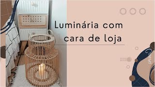 COMO FAZER ESSA LINDA LUMINARIA DE CHO GASTANDO POUCO