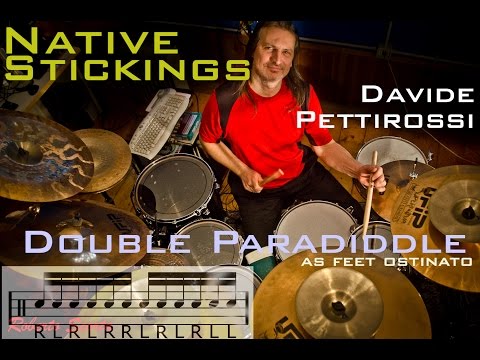 Davide Pettirossi Native Stickings series-N° 4-Double Paradiddle