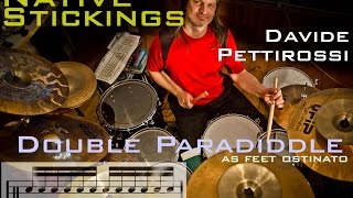 Davide Pettirossi Native Stickings series-N° 4-Double Paradiddle