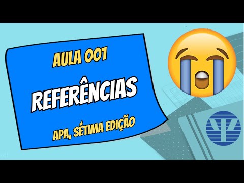 APA, 7ª edição – Aula 001 | Como Fazer Referências de Acordo com a 7ª Edição do Manual da APA