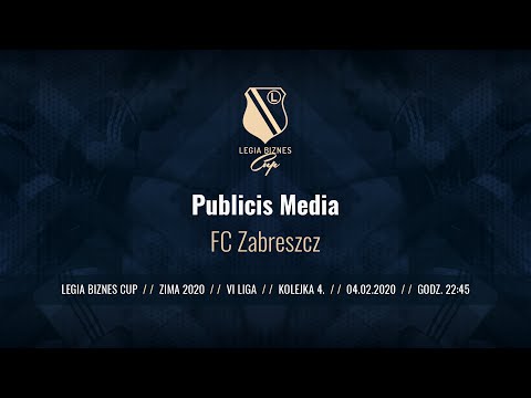 Skrót spotkania Publicis Media - FC Zabreszcz ( Legia Biznes Cup Zima 2020 )