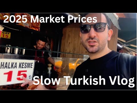 Market Prices in the Turkish Capital (Sept. 2025) | Slow Turkish Vlog | 500+ Words for Everyday Life