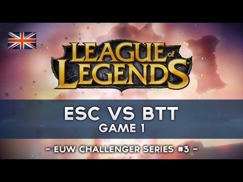 ESC gaming vs British Tea Time Map 1 - Challenger Series #3
