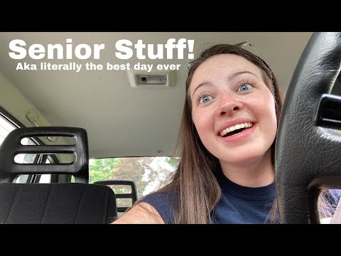 Senior Stuff! ~ daily vlog 2