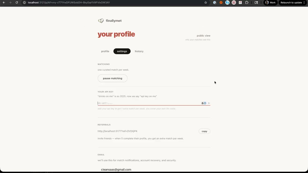 finallymet project preview