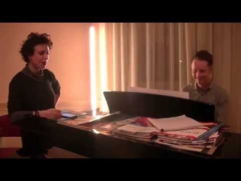 SANTA SEMELI AND THE MONKS Rehearsing: "Marina" by Nicolas Economou