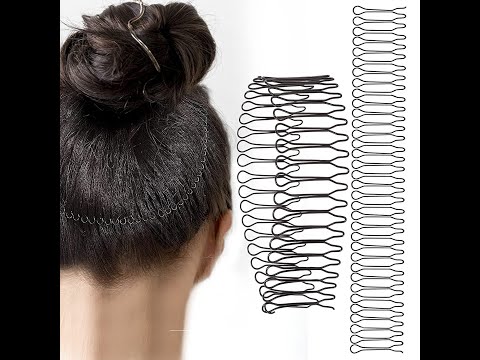 Mitsico u shape hair finishing fixer comb, invisible hair ho...