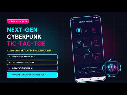 Neon Arena: Cyber Tic Tac Toe video thumbnail