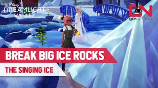 How to Break Big Ice Rocks Disney Dreamlight Valley