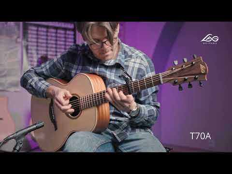 Lag T70A-B&B | Auditorium Acoustic Guitar. Black & Brown. New with Full Warranty! image 10