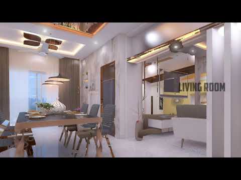 3D Visualization || 3BHK || Mordern || Interior || Design By Mohammed Masood 3D Visualizer
