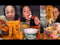 TIKTOK Mukbang Compilation Wingstop Cane S Buldak Jollibee Taco Bell More