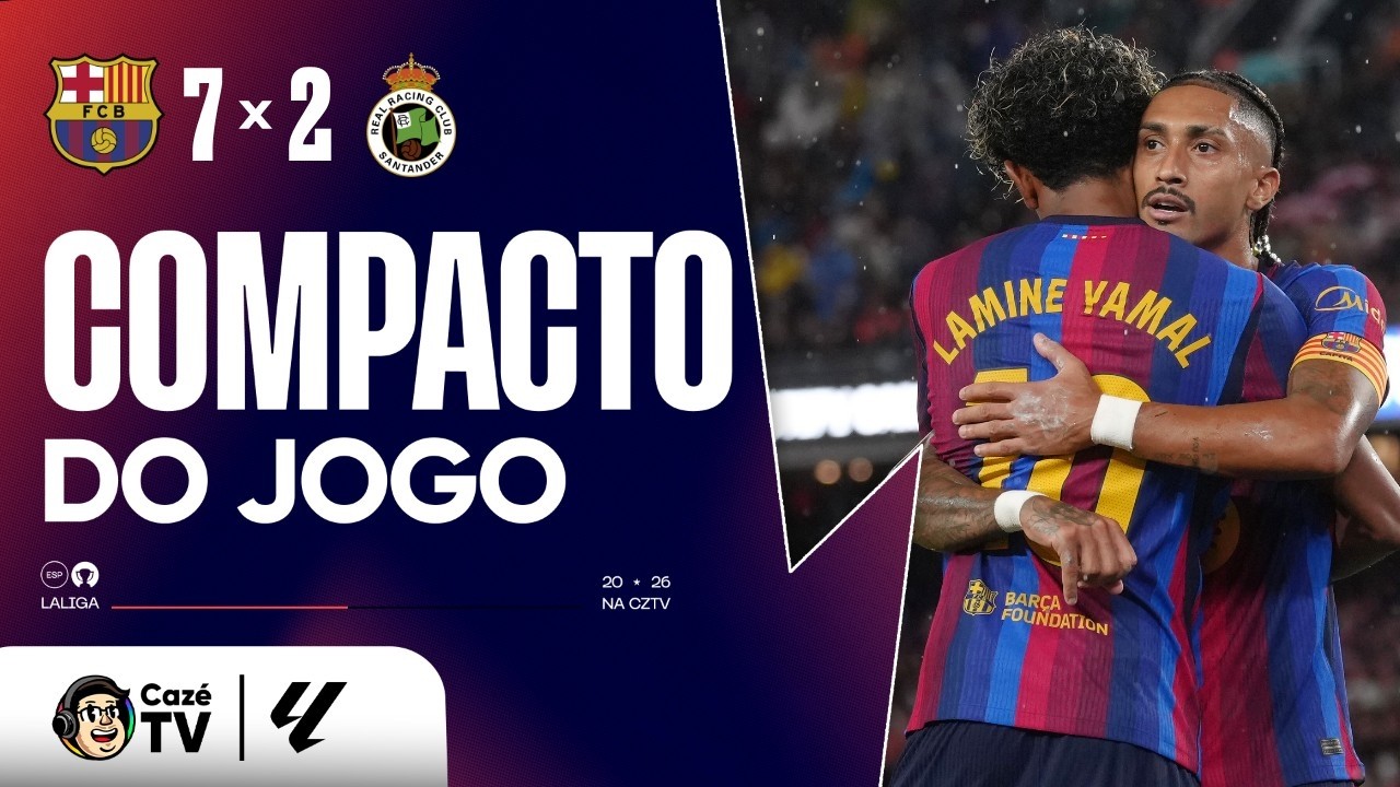 O DIA QUE O BARÇA PODIA TER FEITO 30 A 0! BARCELONA 7 X 2 RACING CLUB | LALIGA 26/27 | COMPACTO