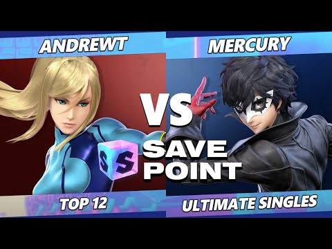 Save Point 2 Top 12 - Mercury (Joker) Vs. AndrewT (ZSS) SSBU Ultimate Tournament