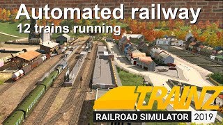 Automated model railway - Trainz