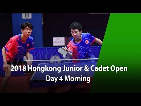 2018 ITTF Hang Seng Hong Kong Junior & Cadet Open - Day 4 (Morning)