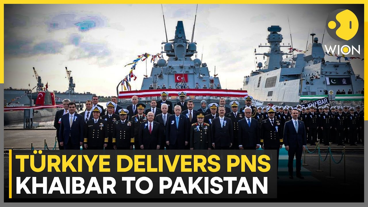 Türkiye Delivers PNS Khaibar to Pakistan as Naval Cooperation Advances | WION