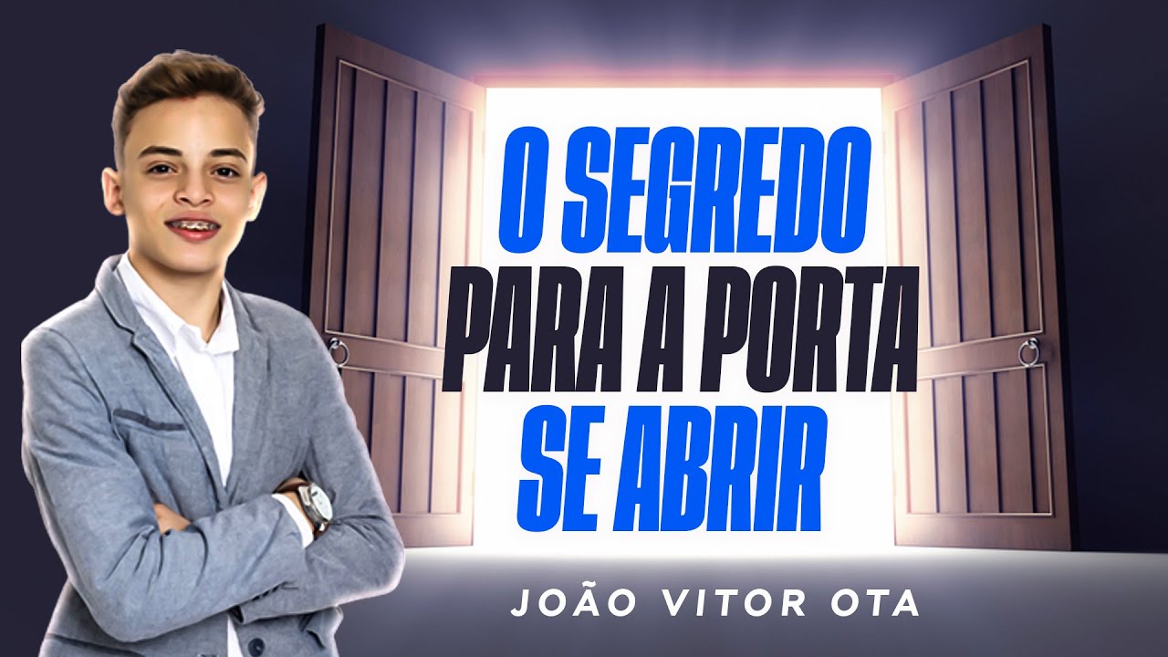 João Vitor ota o segredo para a porta se abrir