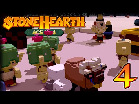 Goblin Raids & River Crossings – StoneHearth 1.1 + ACE Gameplay – Let's Play Part 4