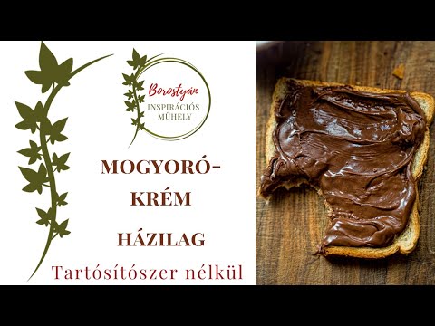 Mogyorókrém házilag