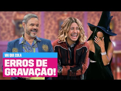 Veja todos os ERROS de GRAVAÇÃO da semana da NOVA TEMPORADA 💥 | Vai Que Cola | Multishow