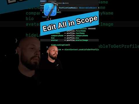 Xcode Tip - Fast Variable Name Change #iosdeveloper #swift #xcode thumbnail