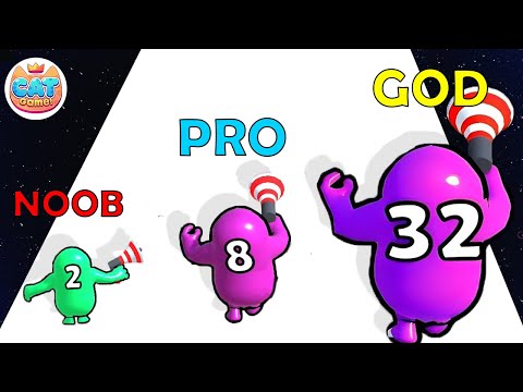 NOOB vs PRO vs GOD in Merge Guys Evolution Run