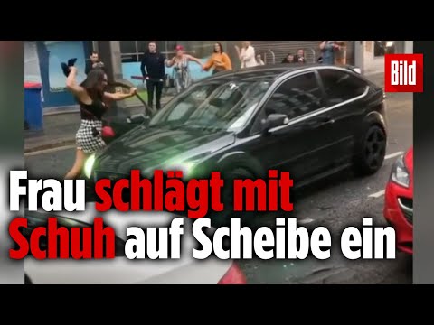 Nachdem Streit eskaliert: Autofahrer versucht Mann zu überfahren, der Frau zu Hilfe kam