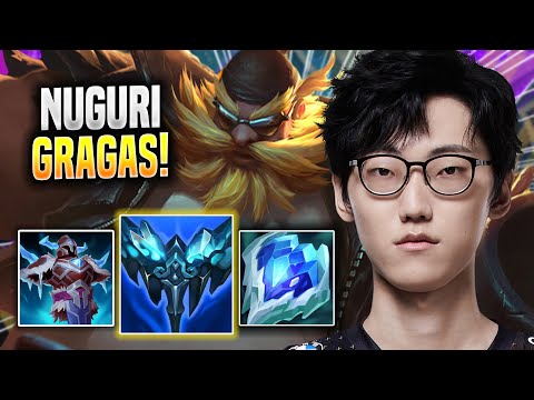 NUGURI DOMINATING WITH GRAGAS! - Nuguri Plays Gragas TOP vs Jax! | Season 2022