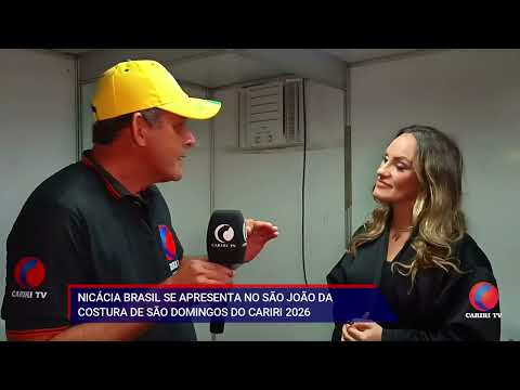 Nicácia Brasil, que se apresentou no São João de São Domingos do Cariri