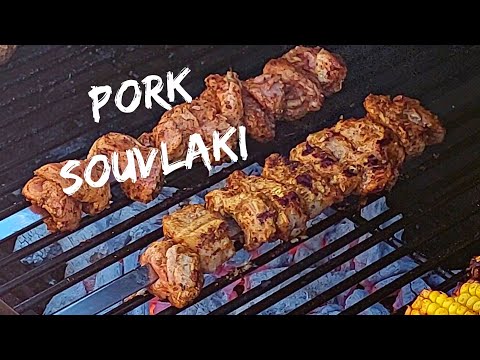 BBQ | Grilled Pork Recipe for Souvlaki | Greek/Cypriot Food